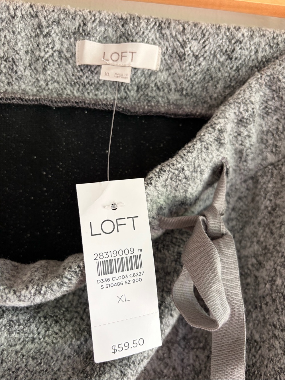 NWT Loft Heather Gray Pencil Mini Skirt Size XL - Picture 3 of 4